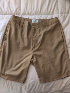 Class Club Boys Khaki Flat Front Shorts